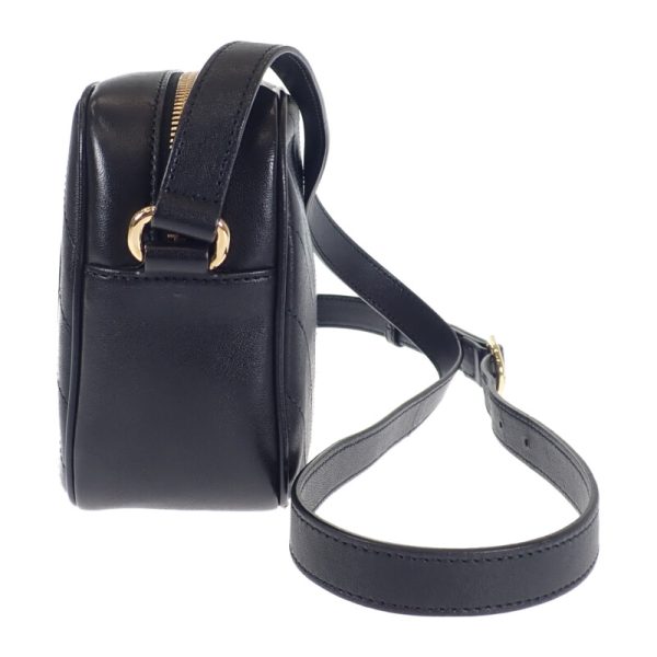 445104 05 Gucci Small Shoulder Bag Blondie Leather Black