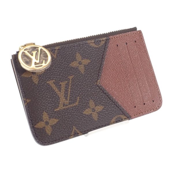 445172 01 Louis Vuitton Card Case Porto Coin Purse Brown