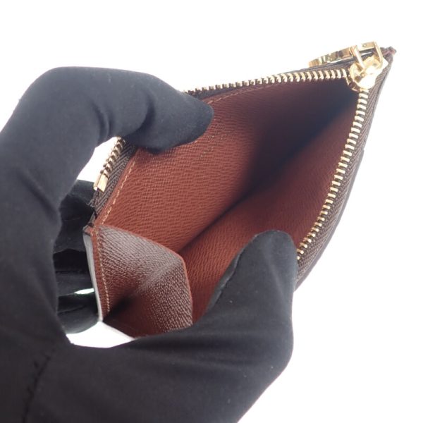 445172 04 Louis Vuitton Card Case Porto Coin Purse Brown