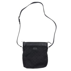 44542 1 LOEWE Puzzle Messenger Anagram Shoulder Bag Black