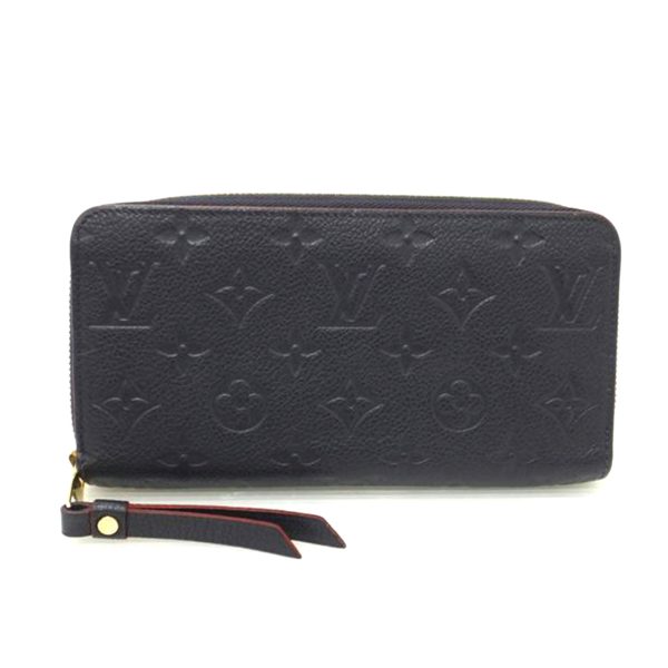 44608 1 Louis Vuitton Zippy Wallet Marine Rouge Monogram Empreinte