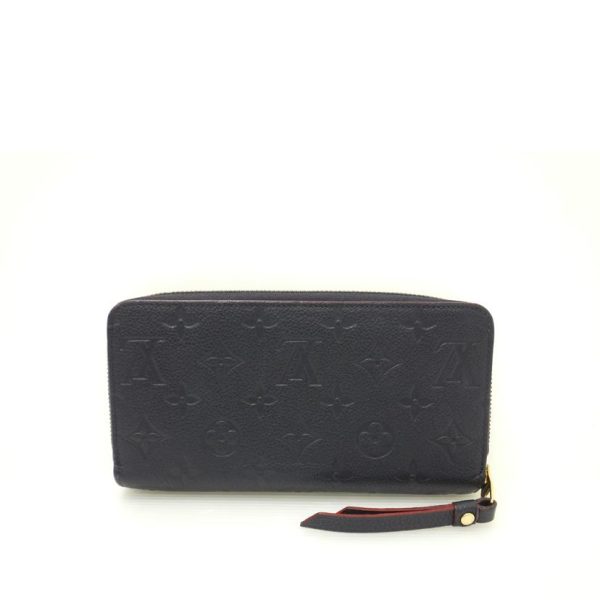 44608 2 Louis Vuitton Zippy Wallet Marine Rouge Monogram Empreinte