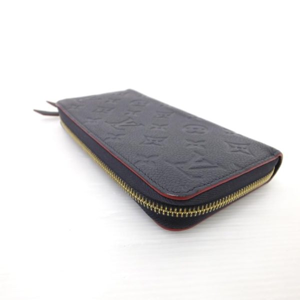 44608 3 Louis Vuitton Zippy Marine Rouge Wallet Brown