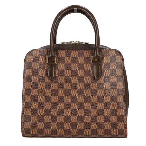 44627 1 Louis Vuitton Triana Damier Handbag Brown