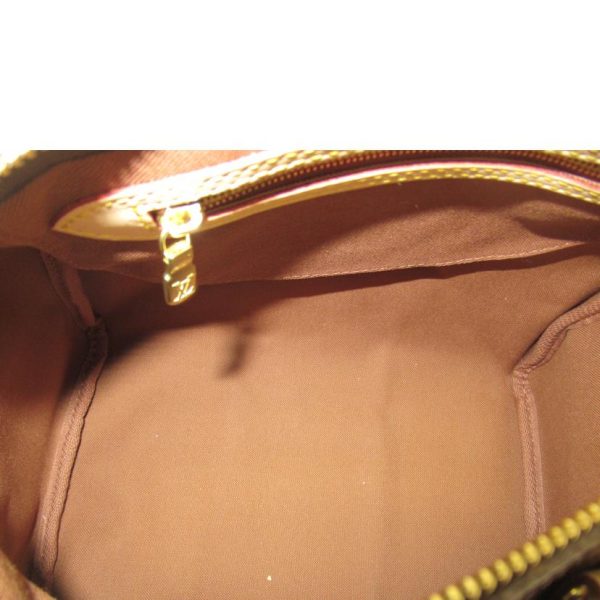 44646 5 Louis Vuitton Speedy 25 Monogram Handbag Brown