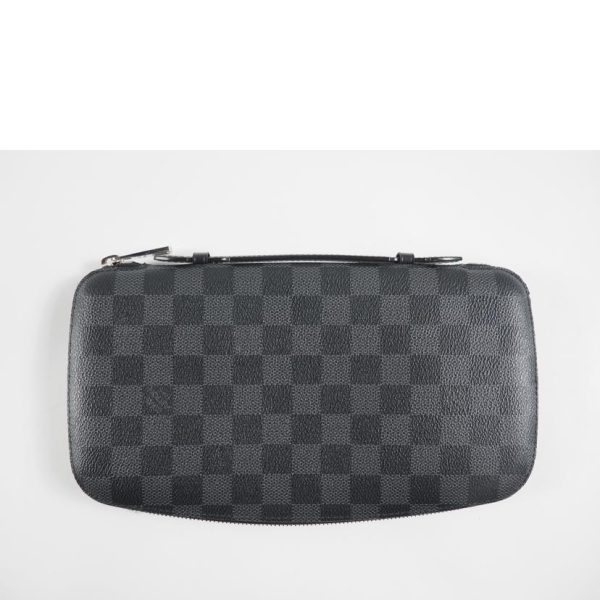 44675 2 Louis Vuitton Atole Handbag Damier Graphite