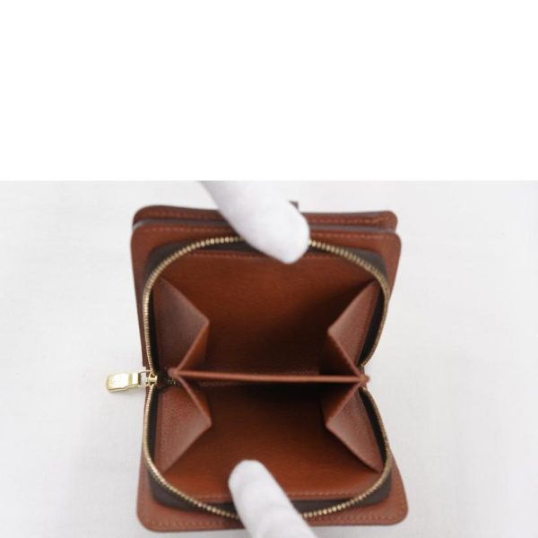 44711 6 Louis Vuitton Compact Zip Monogram Brown