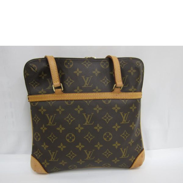 44769 2 Louis Vuitton Kousan GM Monogram Canvas Bag Brown