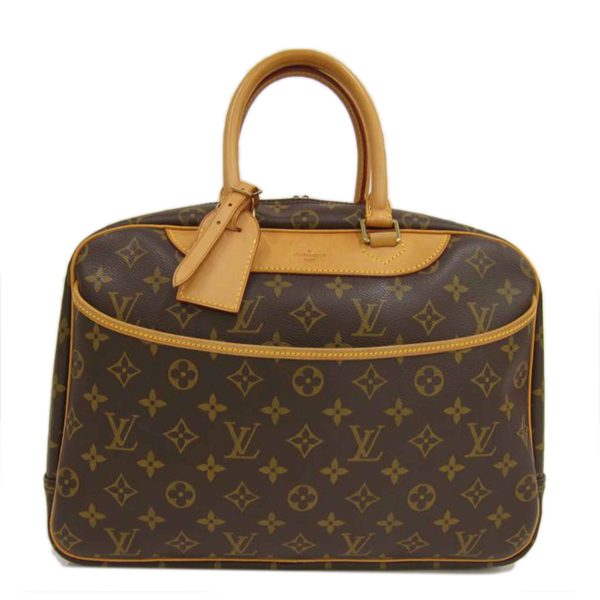 44790 1 Louis Vuitton Deauville Monogram Canvas Bag Brown