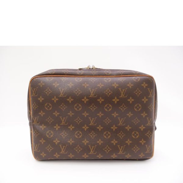 44839 2 Louis Vuitton Reporter GM Monogram Shoulder Bag Brown