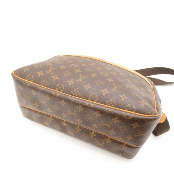 44839 3 Louis Vuitton Reporter GM Monogram Shoulder Bag Brown