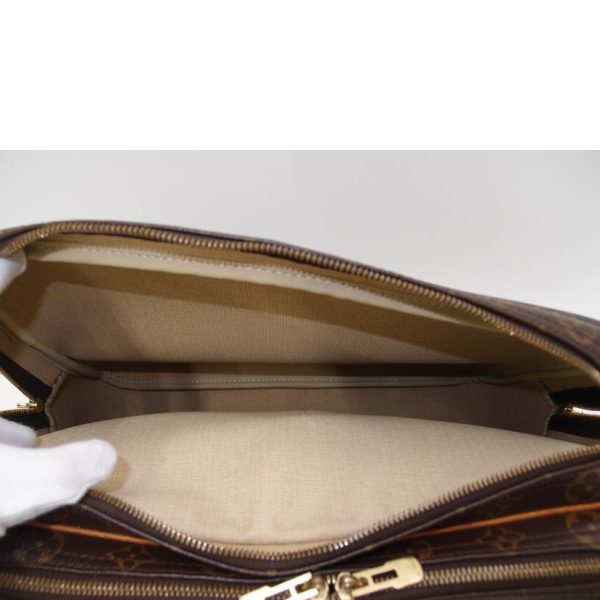 44839 6 Louis Vuitton Reporter GM Monogram Shoulder Bag Brown