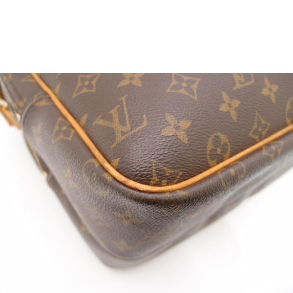 44839 7 Louis Vuitton Reporter GM Monogram Shoulder Bag Brown