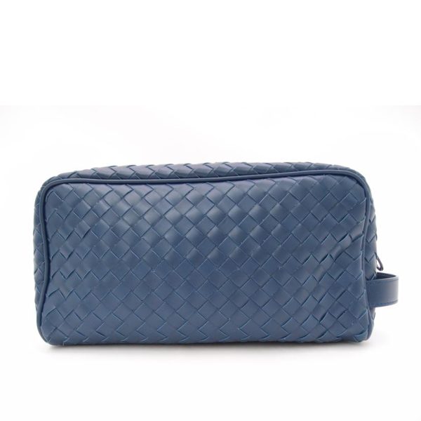 44936 2 Bottega Veneta Intrecciato Shoulder Bag Blue