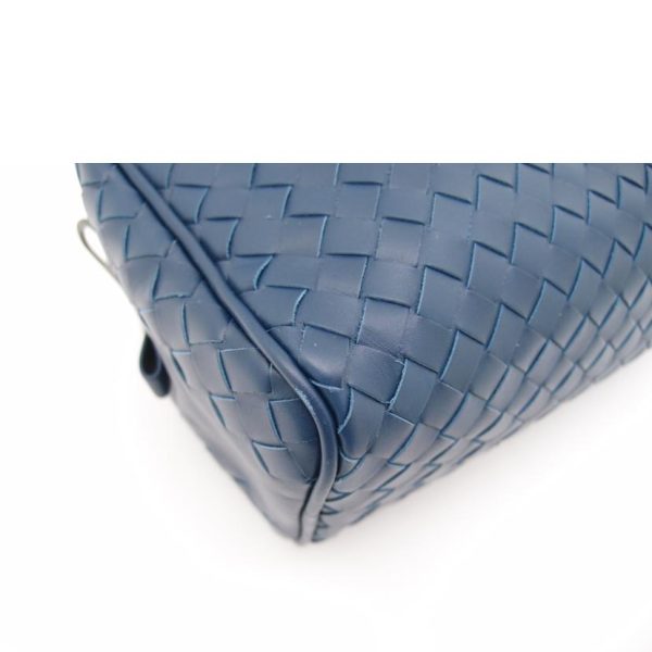 44936 6 Bottega Veneta Intrecciato Shoulder Bag Blue