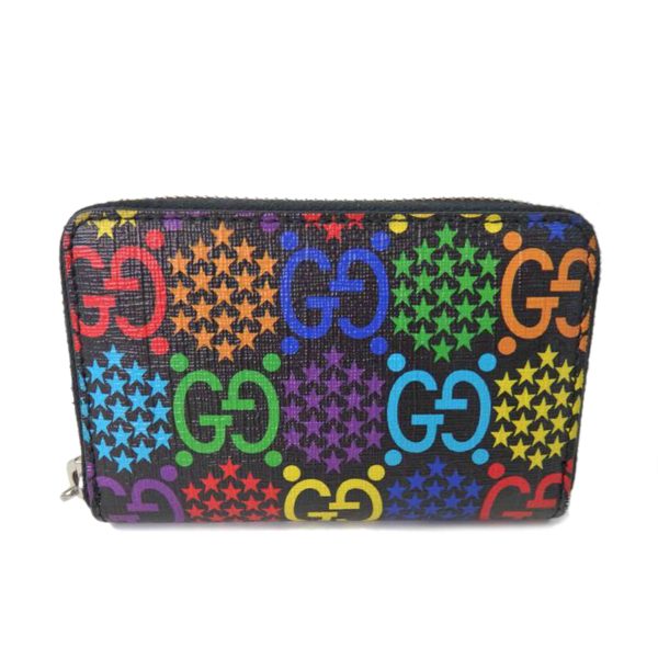 44973 2 Gucci GG Psychedelic Zip Card Case Multicolor