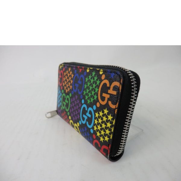 44973 4 Gucci GG Psychedelic Zip Card Case Multicolor