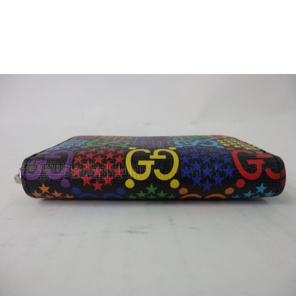 44973 5 Gucci GG Psychedelic Zip Card Case Multicolor