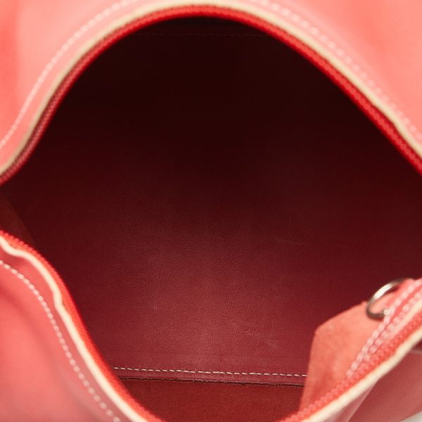 449914u38o5atbil 5 LOEWE Handbag Red Leather