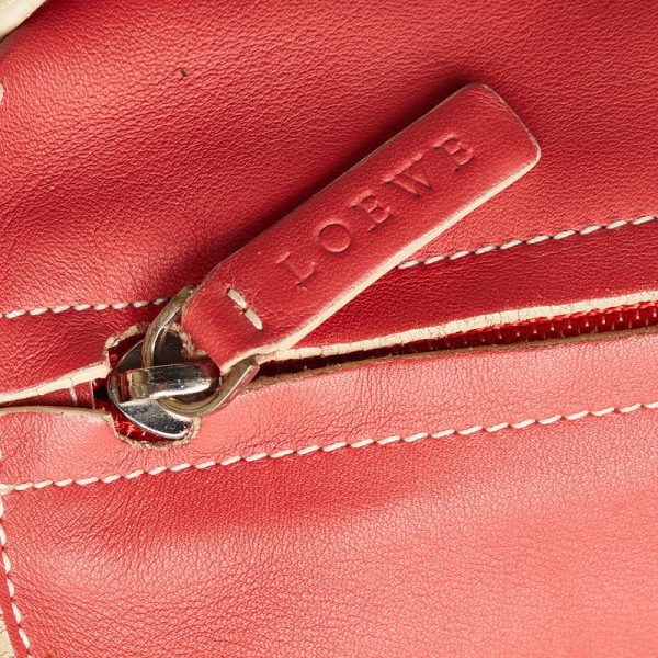 449914u38o5atbil 8 LOEWE Handbag Red Leather