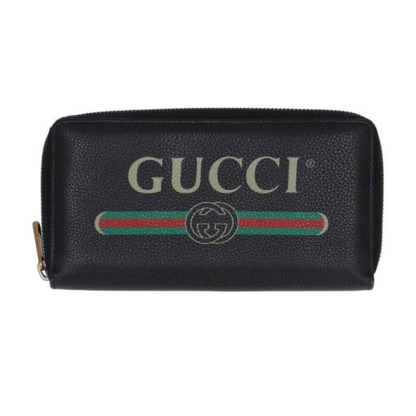 44997 1 Gucci Vintage Logo Round Zipper Long Wallet