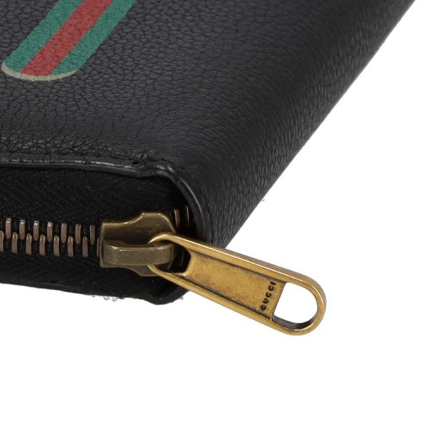 44997 8 Gucci Vintage Logo Round Zipper Long Wallet