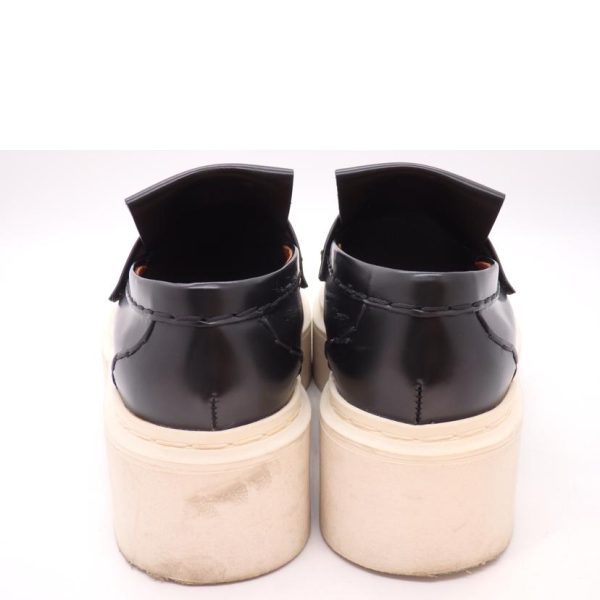 45058 2 Celine Thick Sole Loafers Black