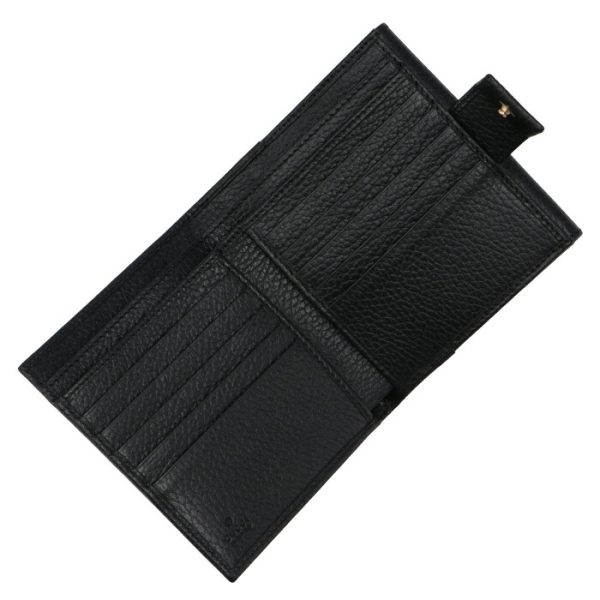 456122cao0g1000 4 GUCCI Petite Marmont Bifold Wallet Black