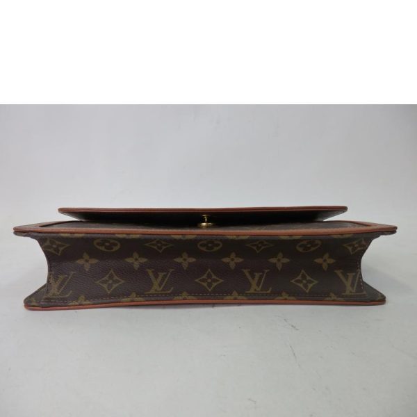 45848 4 Louis Vuitton Pochette Dame Monogram Clutch Brown