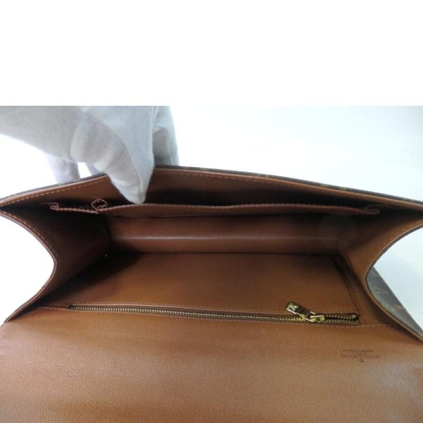 45848 5 Louis Vuitton Pochette Dame Monogram Clutch Brown