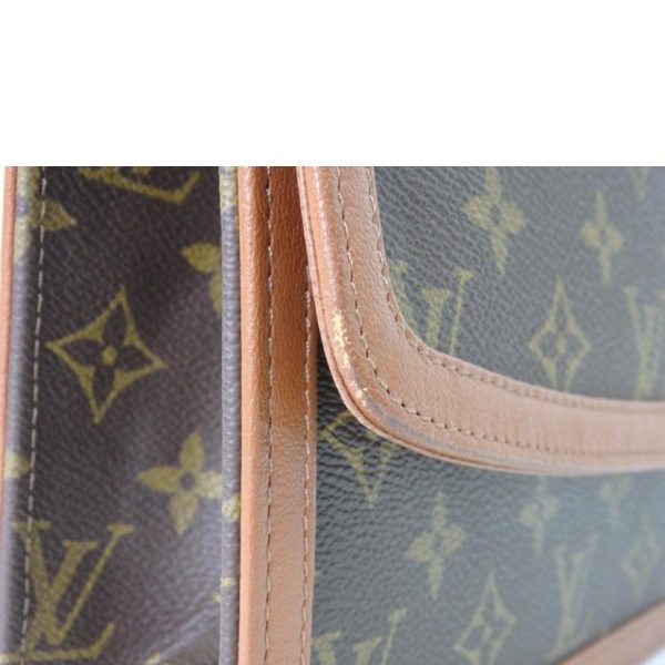 45848 7 Louis Vuitton Pochette Dame Monogram Clutch Brown