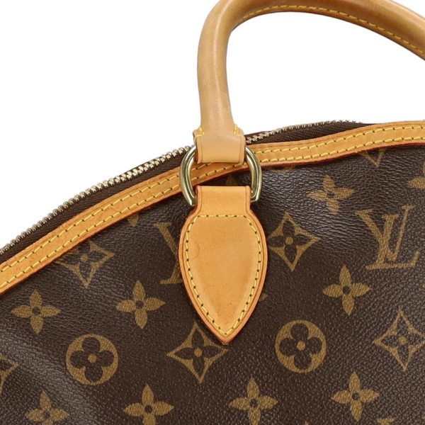 45933 11 Louis Vuitton Lockit Monogram Bag Brown