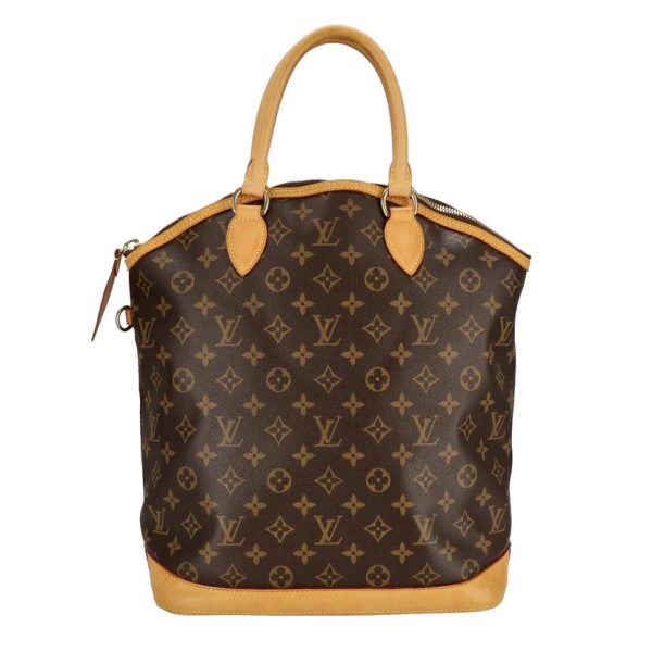 45933 2 Louis Vuitton Lockit Monogram Bag Brown