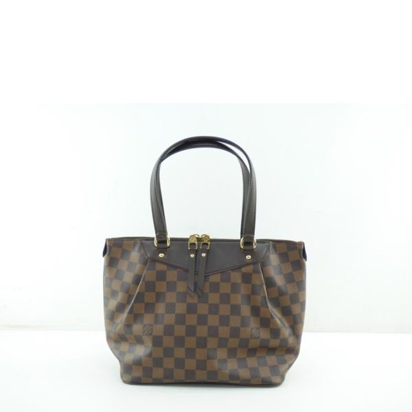 45947 2 Louis Vuitton Westminster PM Damier Tote Bag Brown