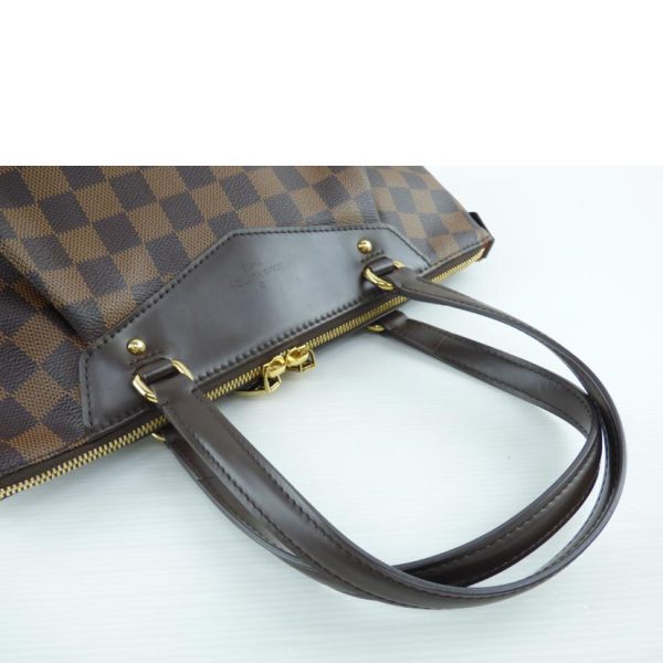 45947 4 Louis Vuitton Westminster PM Damier Tote Bag Brown