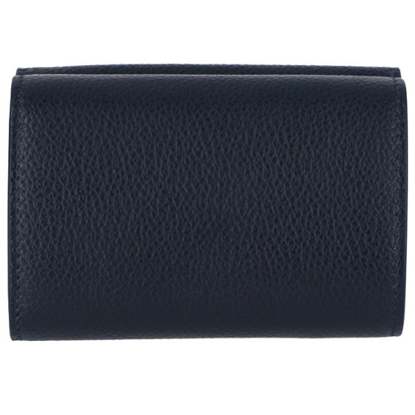 459784b680n4150 2 Saint Laurent Paris Wallet Trifold Mini Tiny Midnight Blue Navy