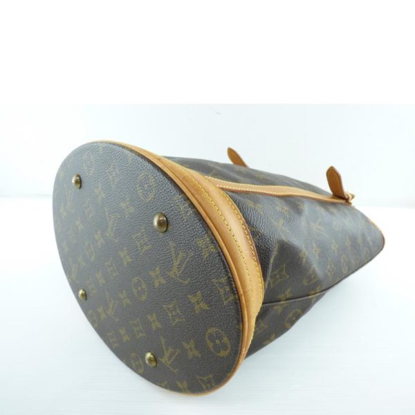 46043 3 Louis Vuitton Bucket 27 Monogram Shoulder Bag Brown