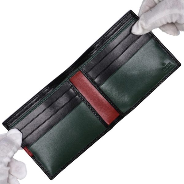 46179 4 Gucci Leather Bifold Bill Wallet