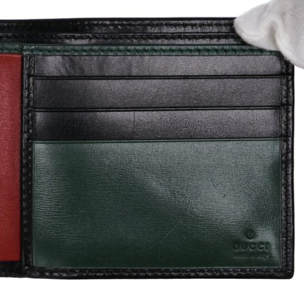 46179 8 Gucci Leather Bifold Bill Wallet