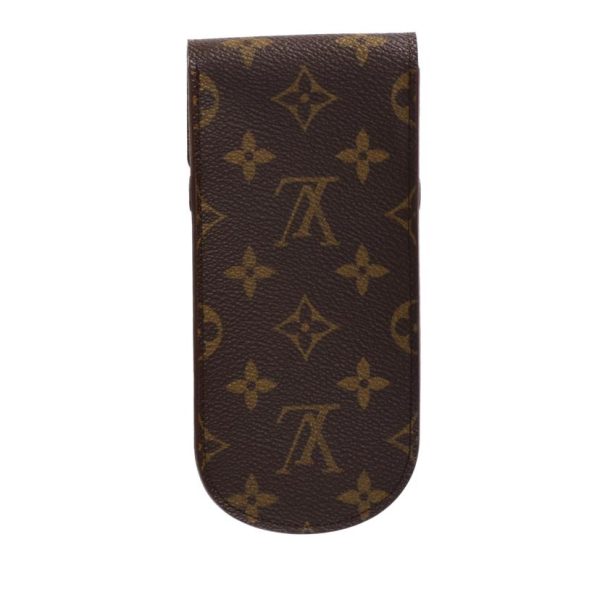 46244 2 Louis Vuitton Etui Lunet Lava Monogram Canvas Case Brown