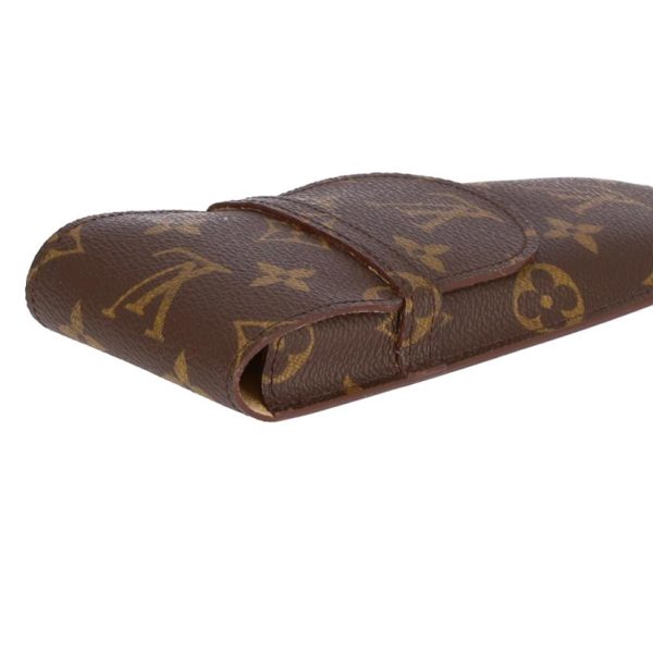 46244 3 Louis Vuitton Etui Lunet Lava Monogram Canvas Case Brown