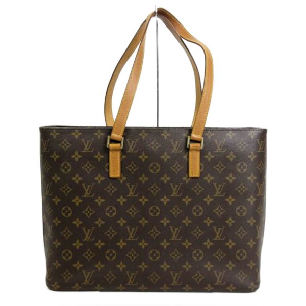 46288 1 Louis Vuitton Luco Monogram Tote Bag Brown