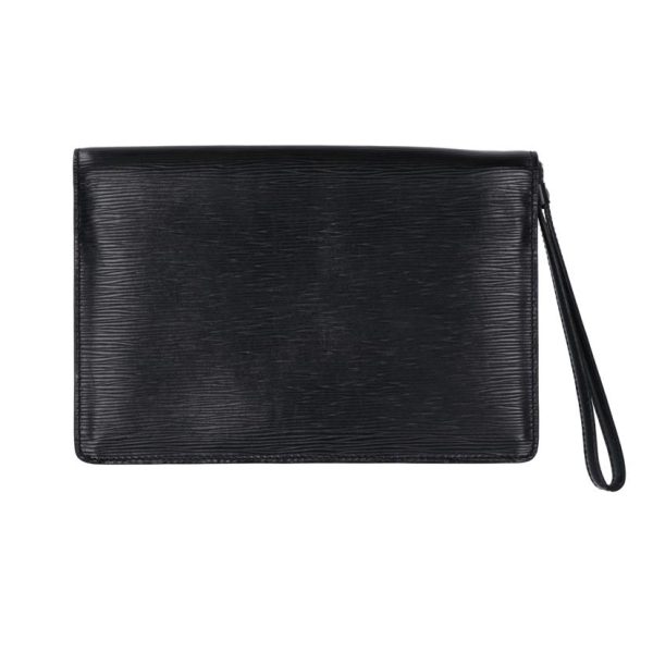 46289 2 Louis Vuitton Serie Dragonne Epi Wallet Noir