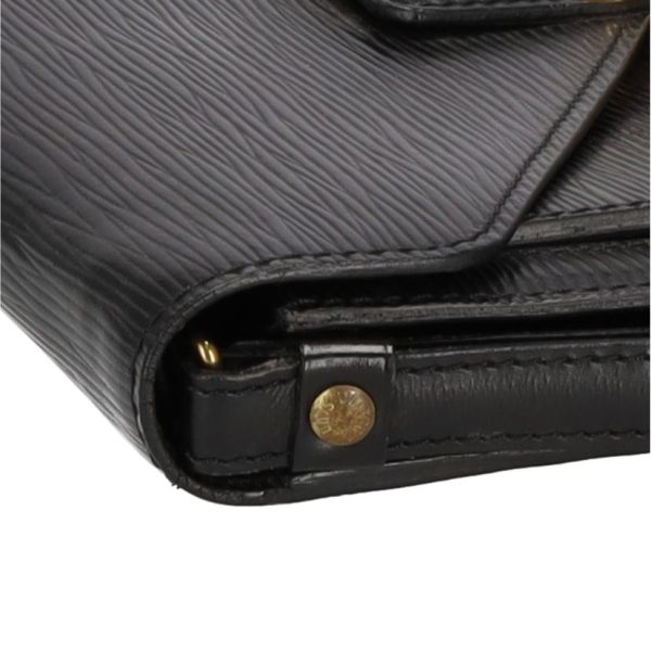 46289 7 Louis Vuitton Serie Dragonne Epi Wallet Noir