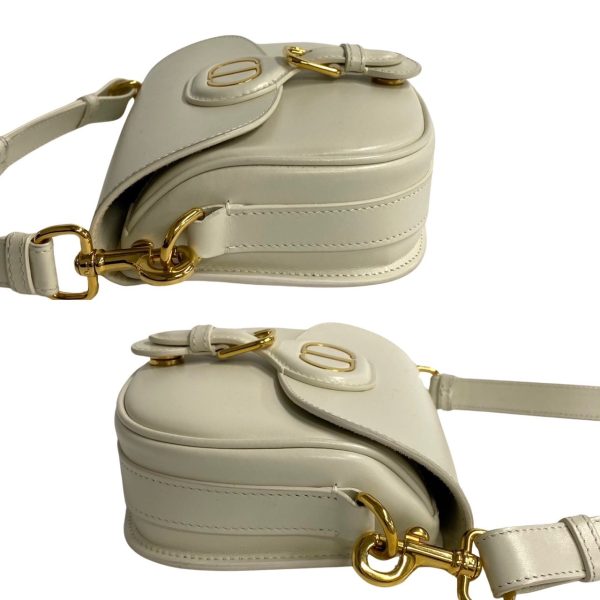 462k241310920 6 Christian Dior Bobby Calf Leather Shoulder Bag White