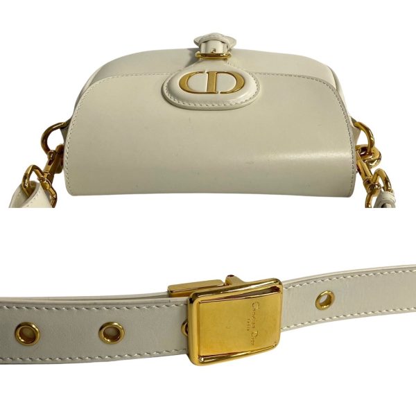 462k241310920 7 Christian Dior Bobby Calf Leather Shoulder Bag White