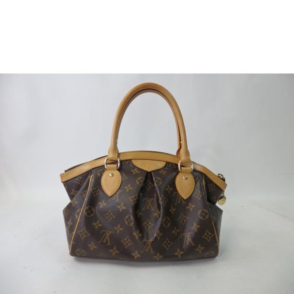 46302 2 Louis Vuitton Tivoli PM Monogram Tote Bag Brown