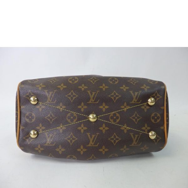 46302 4 Louis Vuitton Tivoli PM Monogram Tote Bag Brown