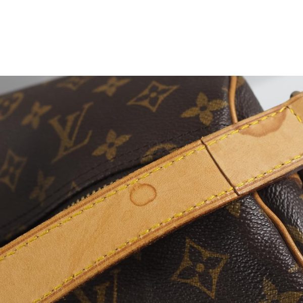 46319 10 Louis Vuitton Keepall Bandouliere 60 Monogram Travel Bag Brown