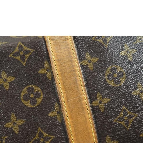 46319 8 Louis Vuitton Keepall Bandouliere 60 Monogram Travel Bag Brown